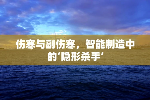 伤寒与副伤寒，智能制造中的‘隐形杀手’