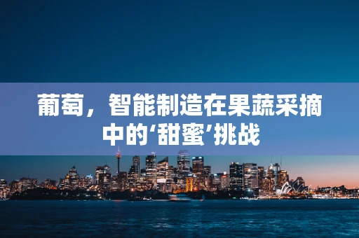 葡萄，智能制造在果蔬采摘中的‘甜蜜’挑战