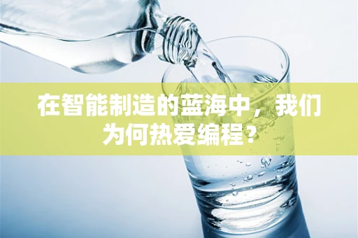 在智能制造的蓝海中，我们为何热爱编程？