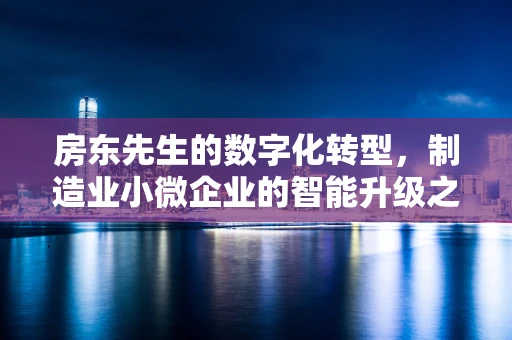 房东先生的数字化转型，制造业小微企业的智能升级之路？