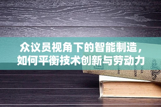 众议员视角下的智能制造，如何平衡技术创新与劳动力市场？