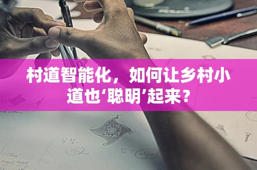 村道智能化，如何让乡村小道也‘聪明’起来？