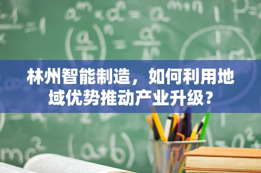 林州智能制造，如何利用地域优势推动产业升级？