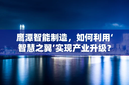 鹰潭智能制造，如何利用‘智慧之翼’实现产业升级？