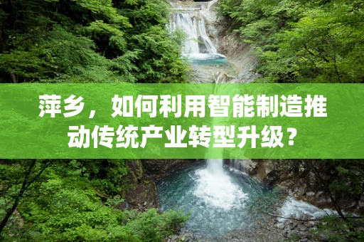 萍乡，如何利用智能制造推动传统产业转型升级？