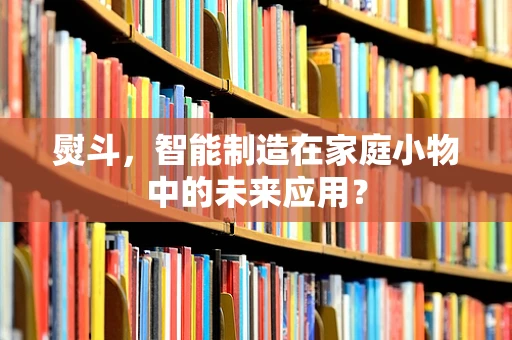 熨斗，智能制造在家庭小物中的未来应用？