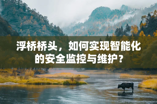 浮桥桥头，如何实现智能化的安全监控与维护？