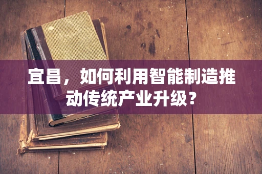 宜昌，如何利用智能制造推动传统产业升级？