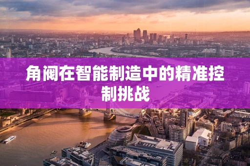 角阀在智能制造中的精准控制挑战
