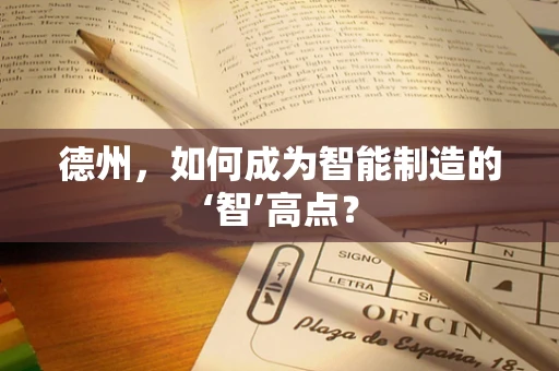 德州，如何成为智能制造的‘智’高点？