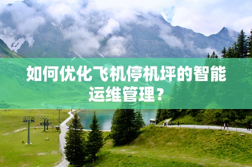 如何优化飞机停机坪的智能运维管理？