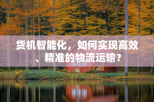 货机智能化，如何实现高效、精准的物流运输？