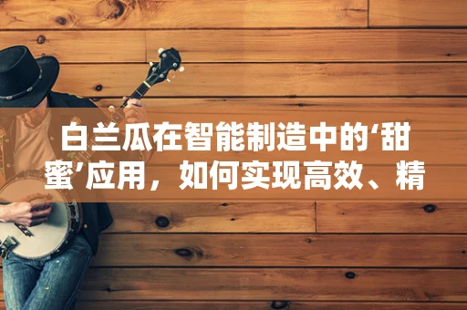 白兰瓜在智能制造中的‘甜蜜’应用，如何实现高效、精准的种植与加工？