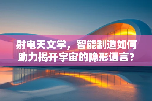 射电天文学，智能制造如何助力揭开宇宙的隐形语言？