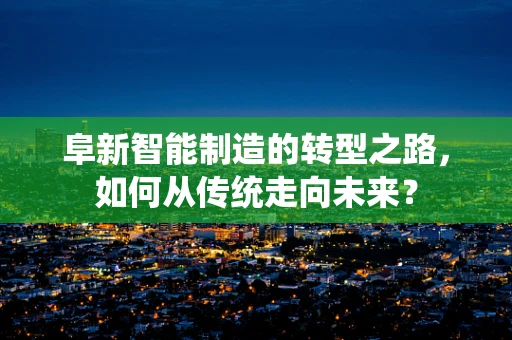 阜新智能制造的转型之路，如何从传统走向未来？