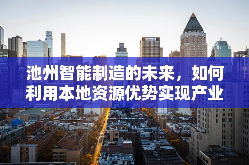 池州智能制造的未来，如何利用本地资源优势实现产业升级？