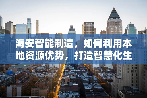 海安智能制造，如何利用本地资源优势，打造智慧化生产新模式？