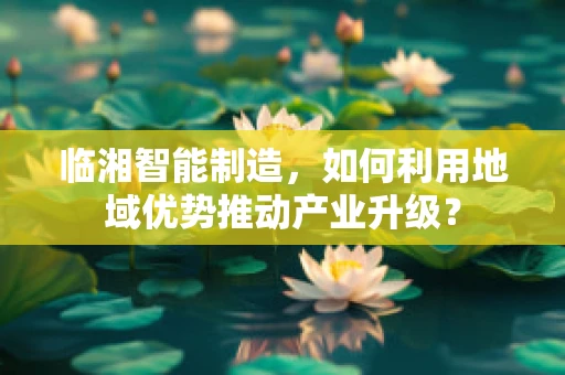 临湘智能制造，如何利用地域优势推动产业升级？