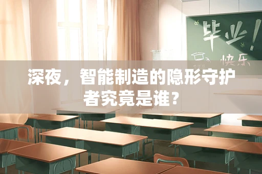 深夜，智能制造的隐形守护者究竟是谁？