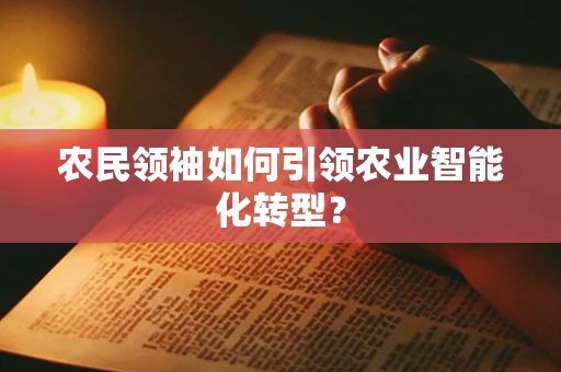 农民领袖如何引领农业智能化转型？