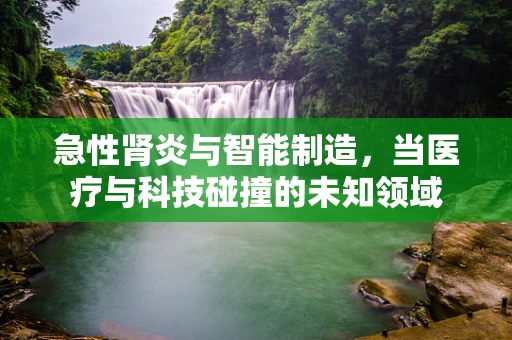 急性肾炎与智能制造，当医疗与科技碰撞的未知领域