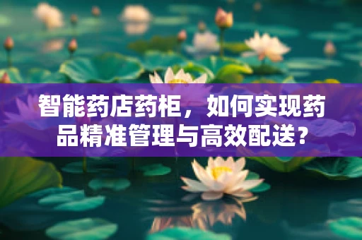 智能药店药柜，如何实现药品精准管理与高效配送？