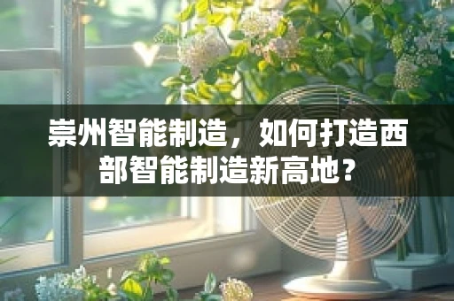 崇州智能制造，如何打造西部智能制造新高地？