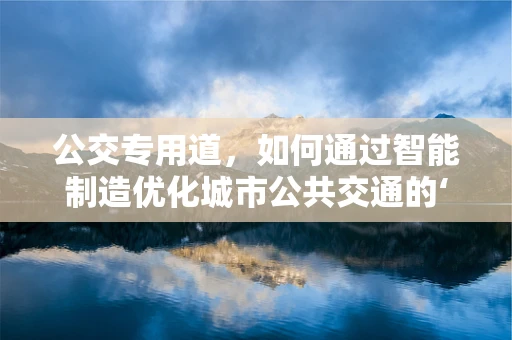 公交专用道，如何通过智能制造优化城市公共交通的‘绿色走廊’？