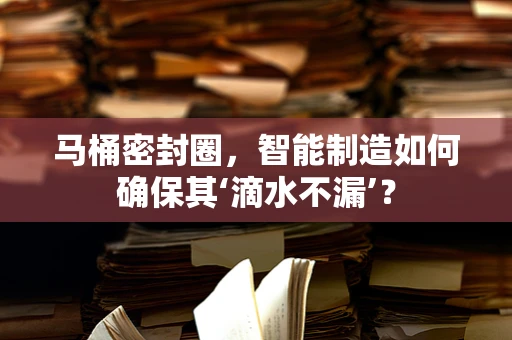 马桶密封圈，智能制造如何确保其‘滴水不漏’？