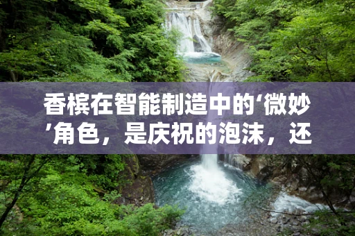 香槟在智能制造中的‘微妙’角色，是庆祝的泡沫，还是生产链的催化剂？
