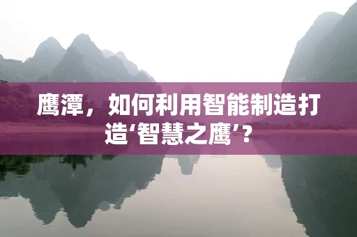鹰潭，如何利用智能制造打造‘智慧之鹰’？