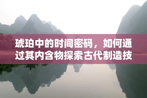 琥珀中的时间密码，如何通过其内含物探索古代制造技术？
