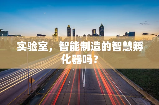 实验室，智能制造的智慧孵化器吗？