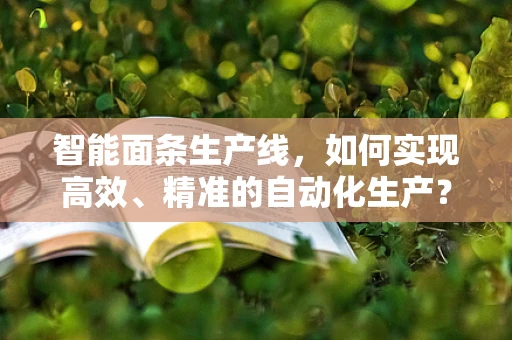 智能面条生产线，如何实现高效、精准的自动化生产？