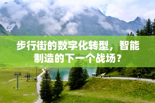 步行街的数字化转型，智能制造的下一个战场？