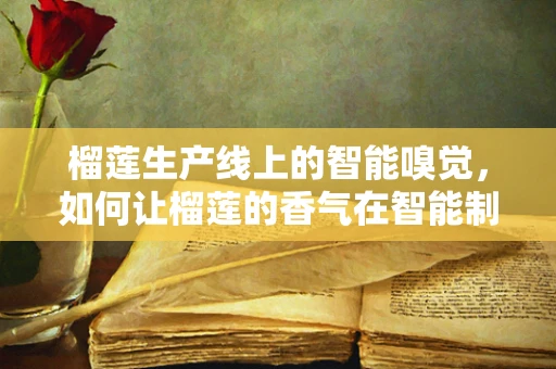 榴莲生产线上的智能嗅觉，如何让榴莲的香气在智能制造中更诱人？