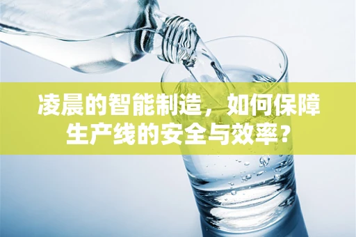 凌晨的智能制造，如何保障生产线的安全与效率？