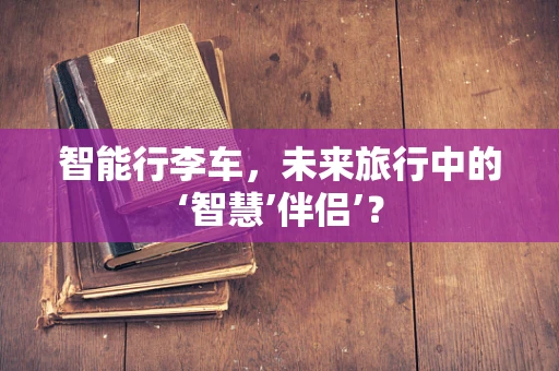 智能行李车，未来旅行中的‘智慧’伴侣’？