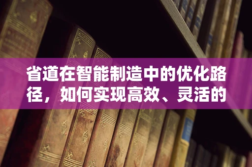 省道在智能制造中的优化路径，如何实现高效、灵活的物流网络？