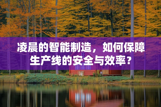 凌晨的智能制造，如何保障生产线的安全与效率？