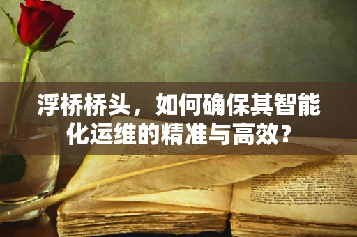 浮桥桥头，如何确保其智能化运维的精准与高效？