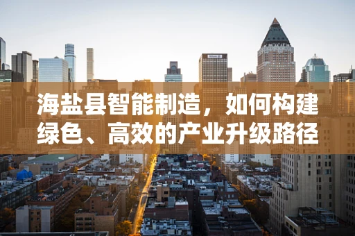 海盐县智能制造，如何构建绿色、高效的产业升级路径？
