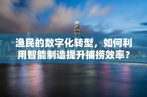 渔民的数字化转型，如何利用智能制造提升捕捞效率？