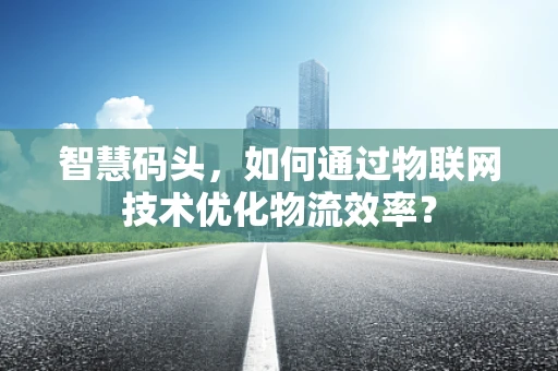 智慧码头，如何通过物联网技术优化物流效率？