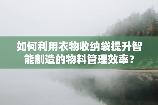 如何利用衣物收纳袋提升智能制造的物料管理效率？