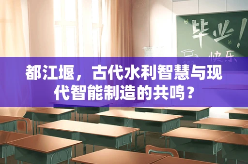 都江堰，古代水利智慧与现代智能制造的共鸣？