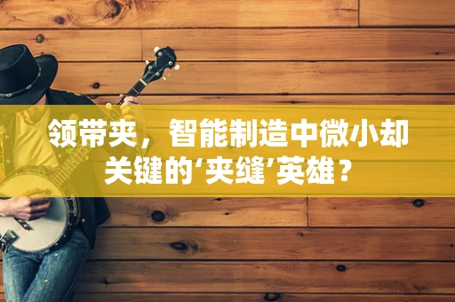领带夹，智能制造中微小却关键的‘夹缝’英雄？
