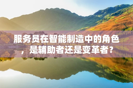 服务员在智能制造中的角色，是辅助者还是变革者？