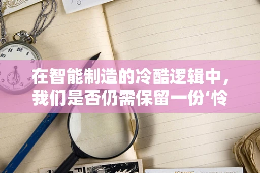 在智能制造的冷酷逻辑中，我们是否仍需保留一份‘怜悯’之心？