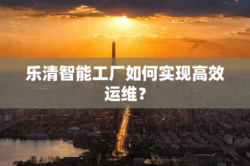 乐清智能工厂如何实现高效运维？